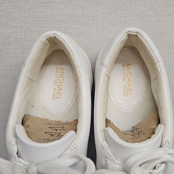 MICHAEL KORS POPPY LEATHER SNEAKERS BFPM-06-218 - Picture 4 of 12